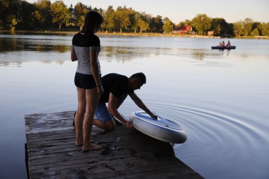 Ukončení sezóny při pádlování na LA loděnici