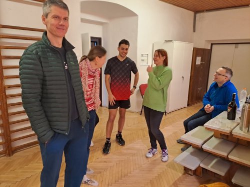 Štědroranní badmintonování 